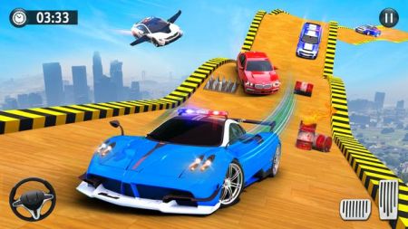 Flying Police Car Stunt Game Flying Police Car Stunt Game
