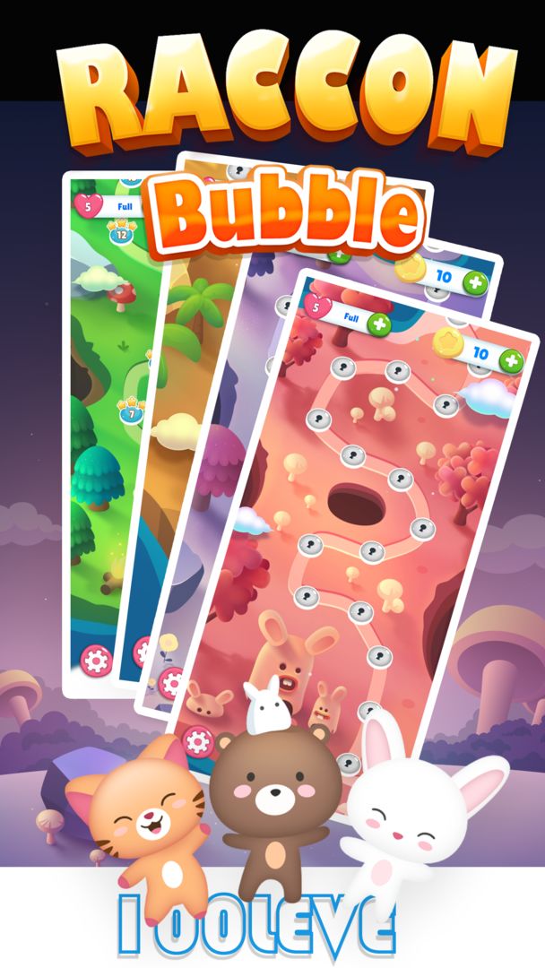 浣熊泡泡龙Raccoon Bubble 浣熊泡泡龙Raccoon Bubble