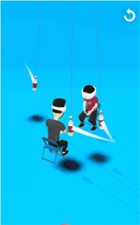 蒙眼躲瓶子挑战 蒙眼躲瓶子挑战