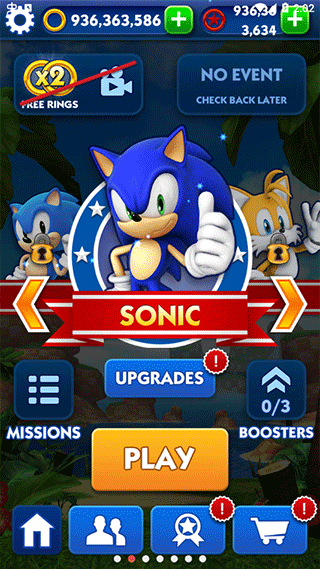 索尼克冲刺游戏 索尼克冲刺游戏