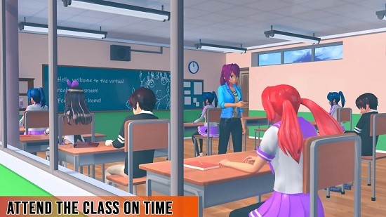 Anime High School Life Simulator: Anime Girl Games